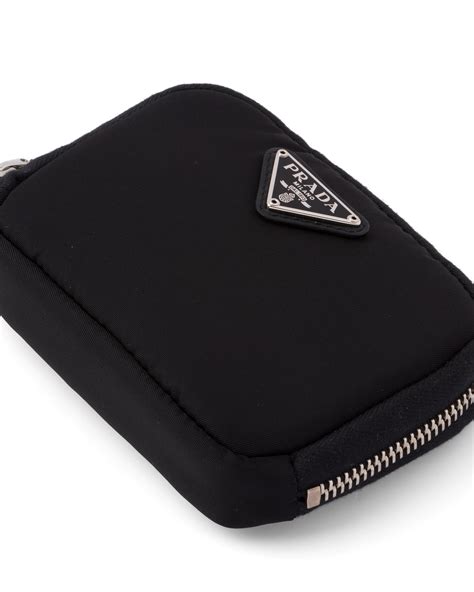 prada small nylon wallet|Prada nylon wallet price.